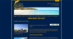 Desktop Screenshot of dolphinshores.com.au